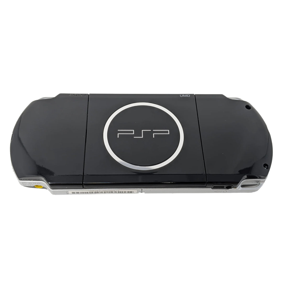 PlayStation Portable 3000 PSP 3000 Black JPN Japan Import Region Free handheld gaming console featuring a sleek black design portable gaming system UMD game support memory card compatibility vibrant widescreen display built-in controls Japanese import hardware region free gameplay and scratch and scuff condition collectible gaming appeal