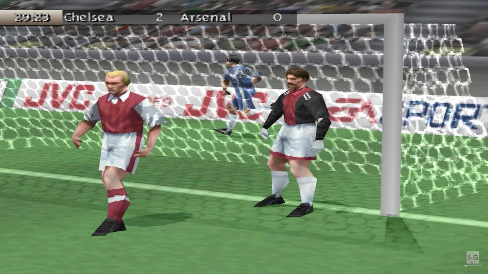 FIFA 99 for PlayStation 1 soccer sports video game featuring official international teams and leagues, realistic gameplay mechanics, tournament and season modes, and classic EA Sports football experience gameplay