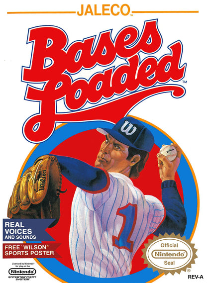 Bases Loaded cover art for Nintendo Entertainment System (NES) video game