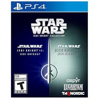 Star Wars Jedi Knight: Jedi Academy PS4 action-adventure video game cover art.