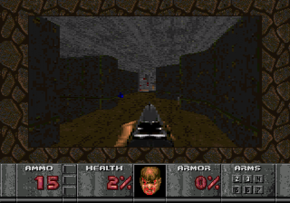 DOOM 32X Sega 32X first person shooter FPS classic id Software fast paced demon blasting action sci fi hellish levels iconic weapons shotgun chainsaw retro gaming Sega Genesis 32X software video game title gameplay