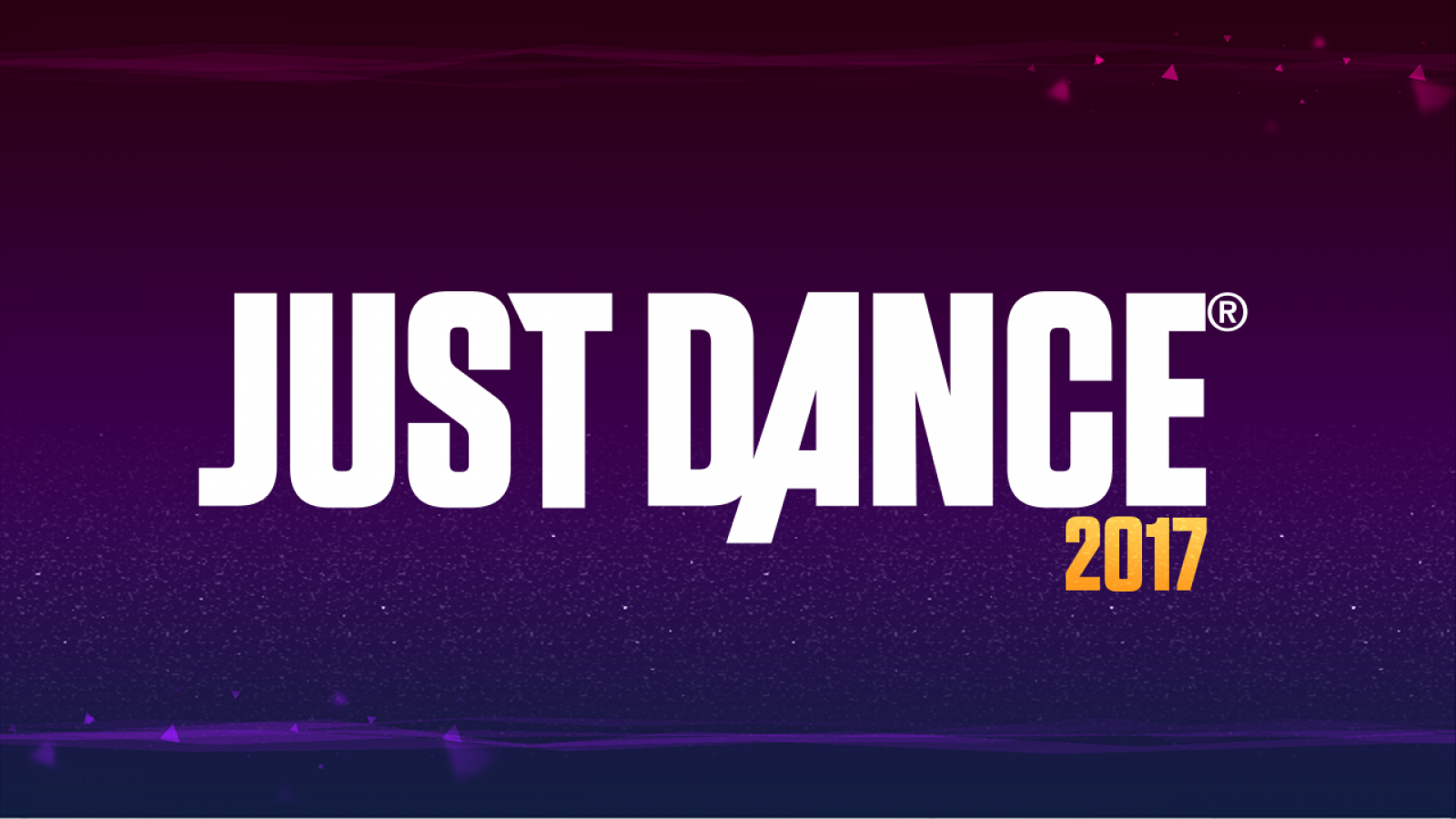 Just Dance 2017 title screen shot art for Nintendo Wii U (WiiU) video game