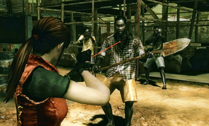 Resident Evil The Mercenaries 3D Nintendo 3DS video game featuring intense survival horror action fast paced arcade style missions classic Resident Evil characters cooperative multiplayer and Capcom handheld shooter experience gameplay