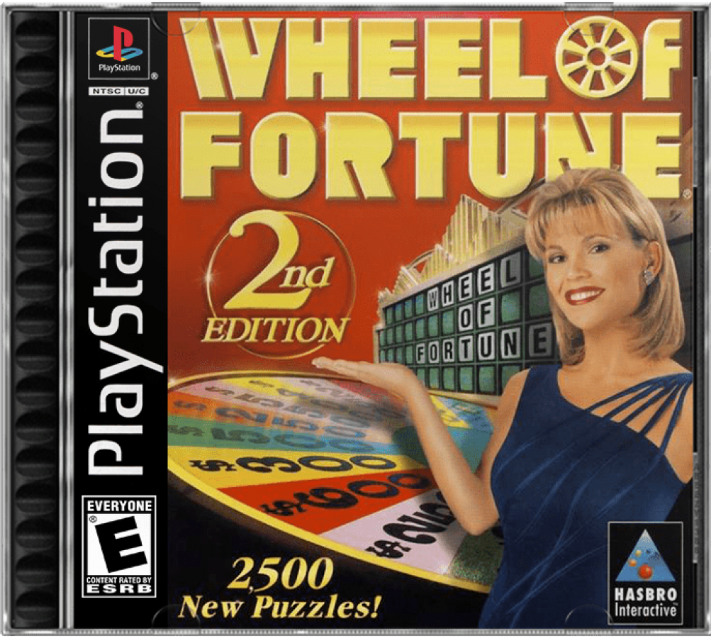 Wheel of Fortune: 2nd Edition cover art for PlayStation 1 (PS1) video game