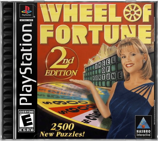 Wheel of Fortune: 2nd Edition cover art for PlayStation 1 (PS1) video game