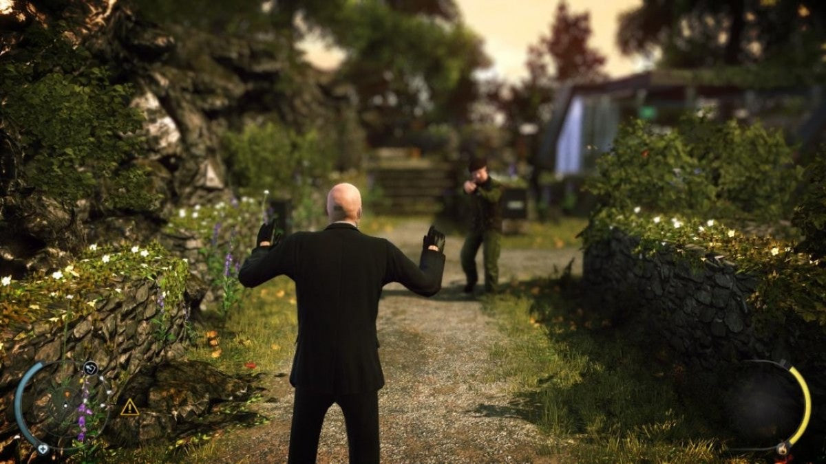 Hitman Absolution Xbox 360 game featuring stealth assassination gameplay and cinematic action missions Gameplay image art