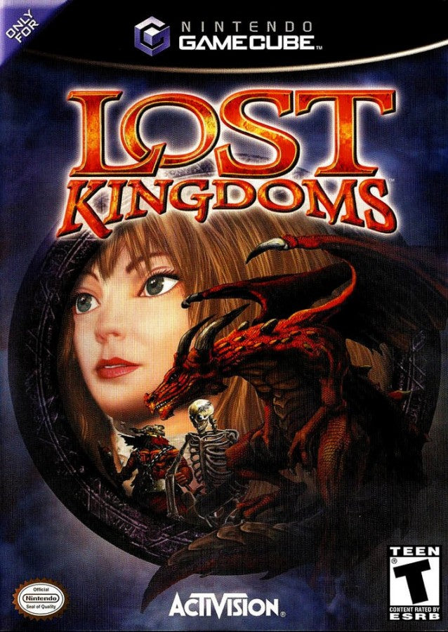 Lost Kingdoms GameCube Nintendo GameCube action RPG card based combat real time battles summoning monsters trading card system fantasy adventure FromSoftware exploration story driven gameplay retro gaming GameCube software video game title cover art