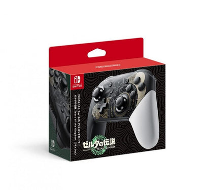 Front view of Legend of Zelda Tears of the Kingdom Nintendo Switch Pro Controller