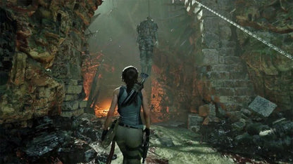 Shadow of the Tomb Raider Definitive Edition PlayStation 4 PS4 video game, action adventure, exploration and puzzles, Lara Croft, complete edition gameplay screenshot