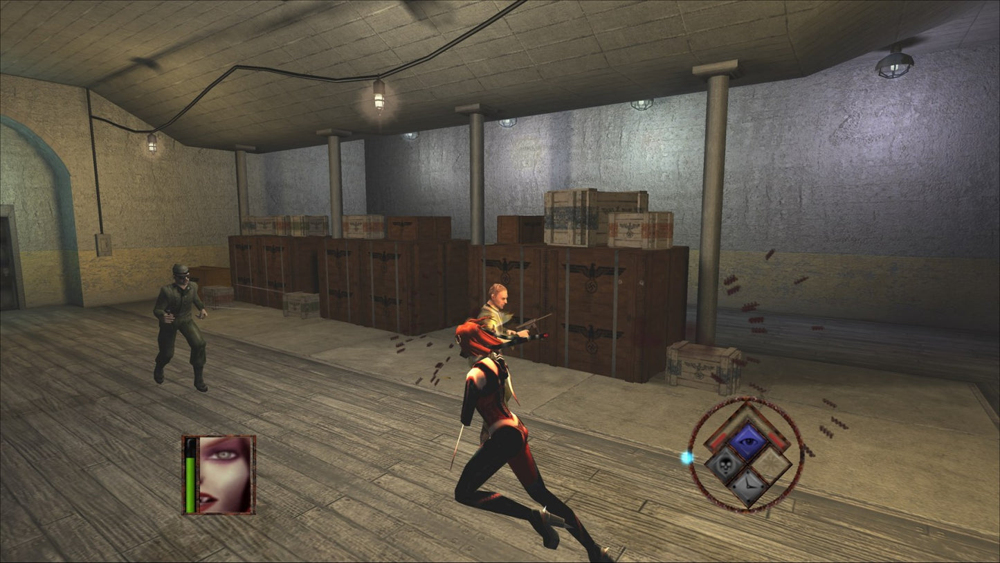 BloodRayne PS2 PlayStation 2 action hack and slash horror game retro video game gameplay