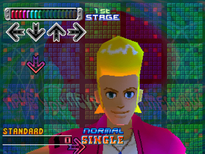 Dance Dance Revolution gameplay for PlayStation 1 (PS1) retro dance video game
