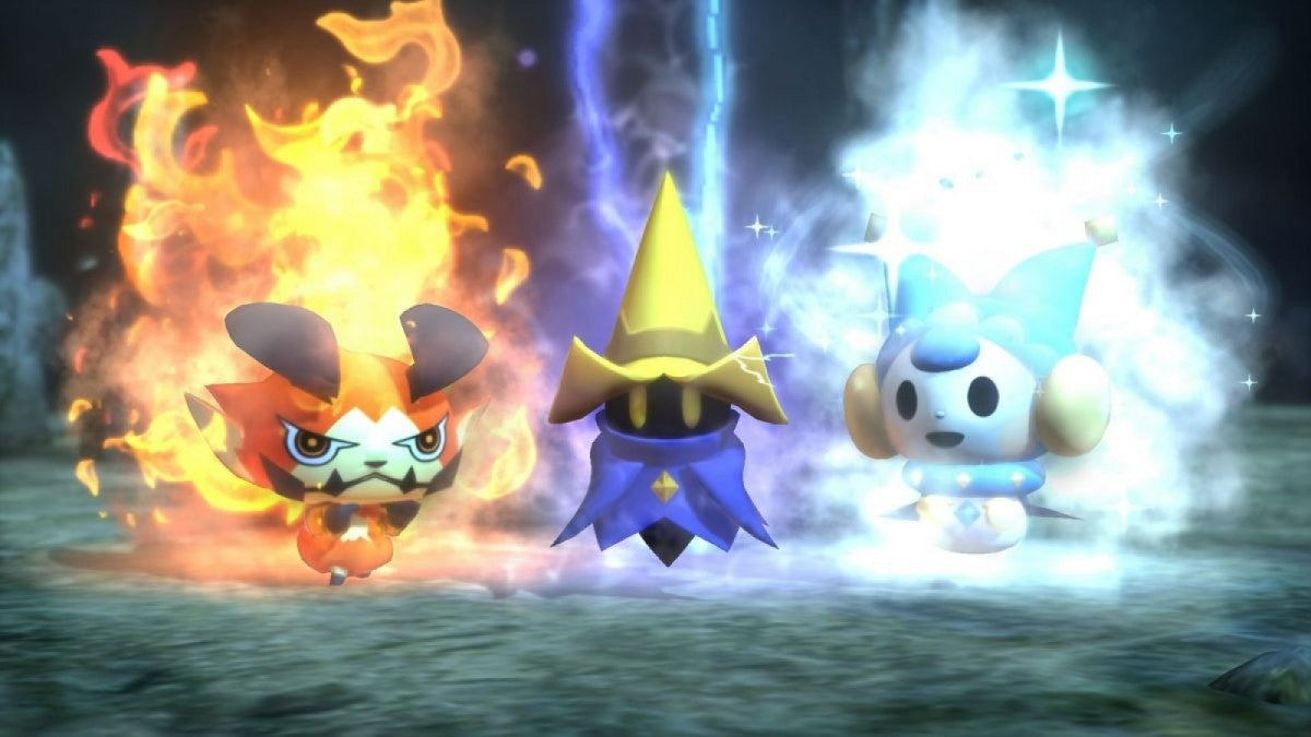 World of Final Fantasy [Day One Edition] gameplay for PlayStation 4 video game. 