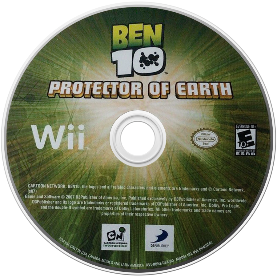 Ben 10: Protector of Earth disc for Nintendo Wii (Wii) video game