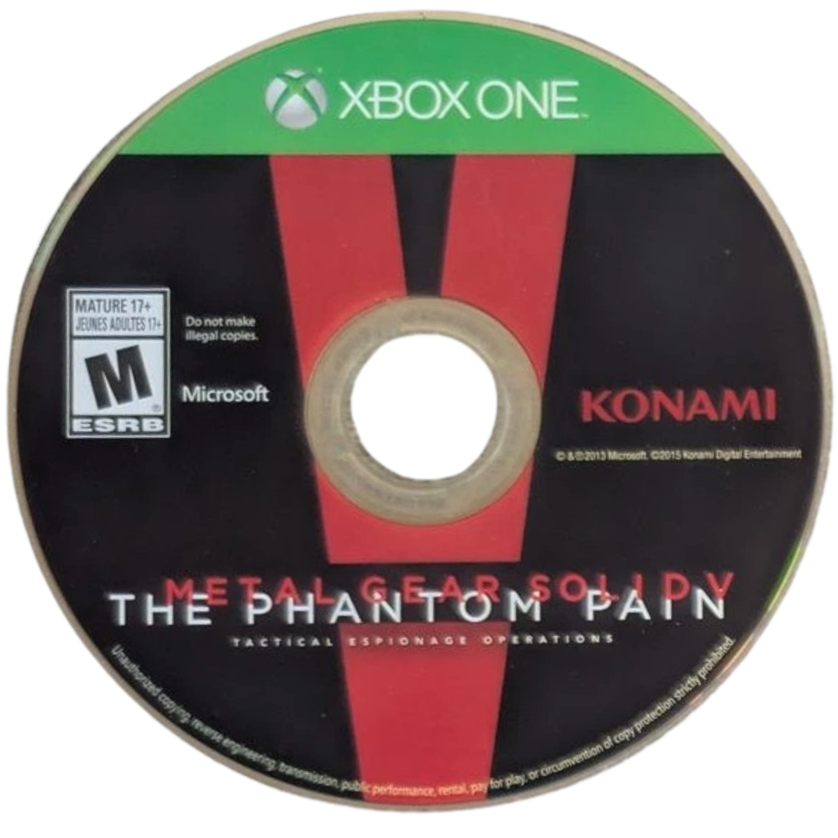 Metal Gear Solid V The Phantom Pain Xbox One XONE for stealth action video game fans featuring open world exploration tactical infiltration military missions base management weapon customization enemy outposts vehicle combat companion support strategic gameplay cinematic storytelling and immersive espionage adventure collectible gaming appeal disc