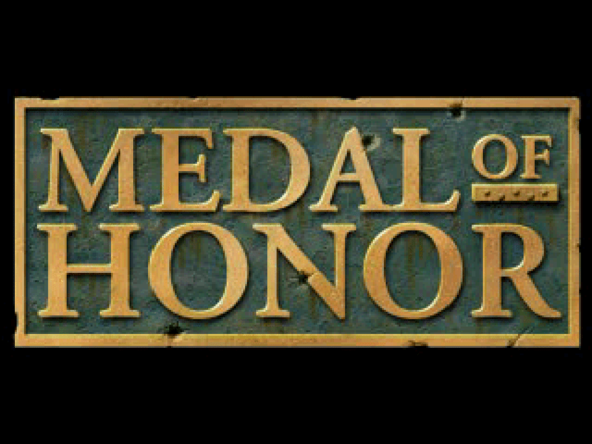 Medal of Honor title card for PlayStation 1 (PS1) retro video game
