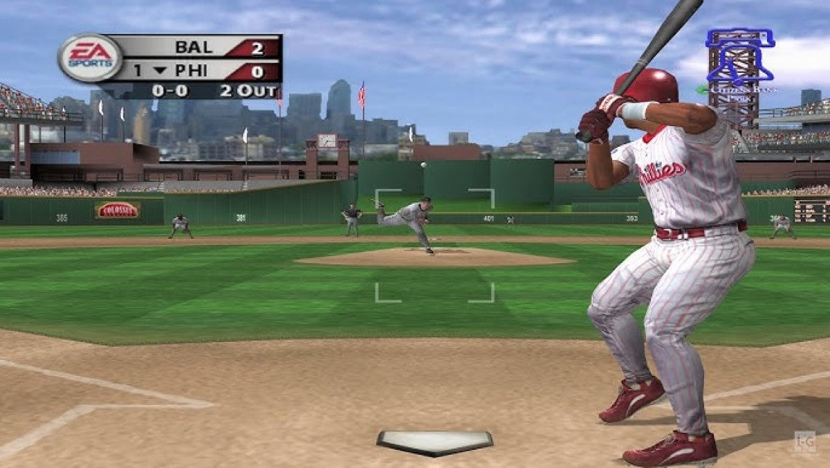 MLB 2004 for PlayStation 2 sports baseball video game featuring realistic MLB simulation authentic teams and stadiums franchise modes and classic Sony San Diego Studio gameplay experience gameplay