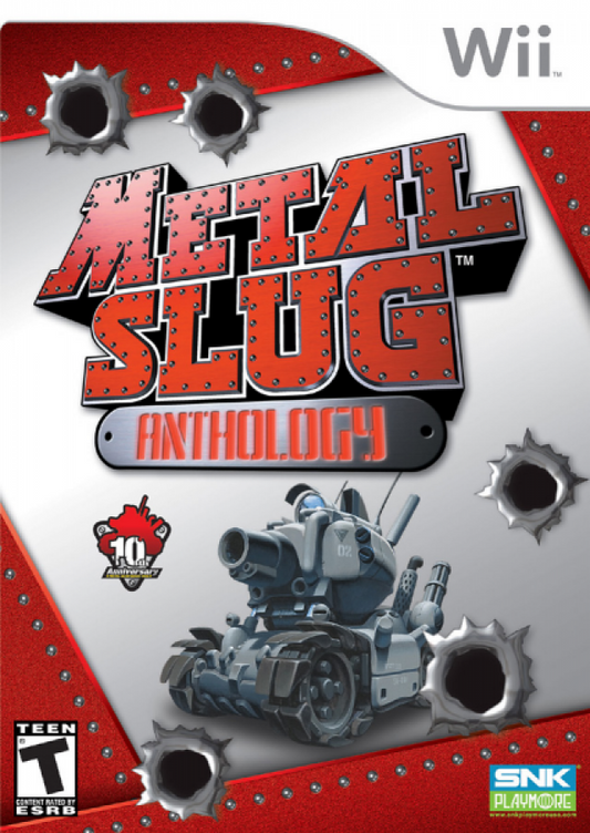 Metal Slug Anthology cover art for Nintendo Wii (Wii) video game