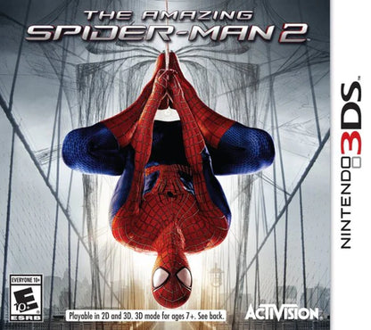 The Amazing Spider-Man 2 cover art for Nintendo 3DS (3DS) action adventure video game