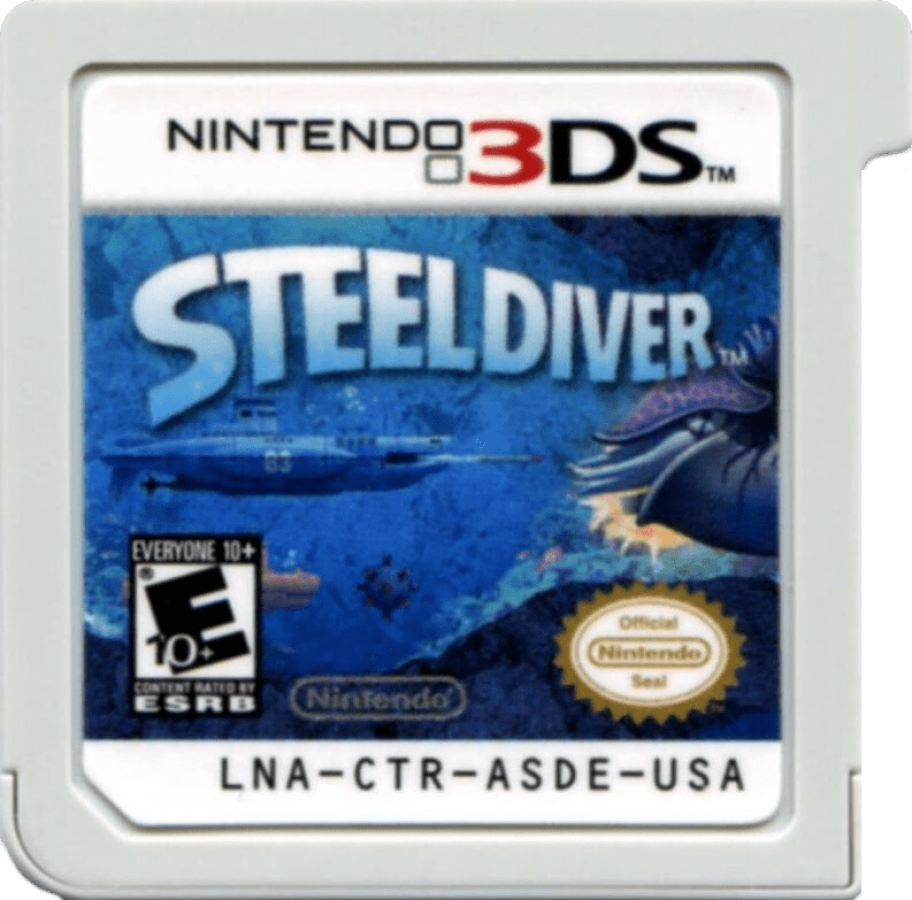 Steel Diver cartridge for Nintendo 3DS (3DS) submarine simulation video game