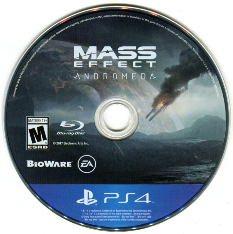 Mass Effect: Andromeda [Deluxe Edition] – PlayStation 4 (PS4) video game disc, action role-playing game