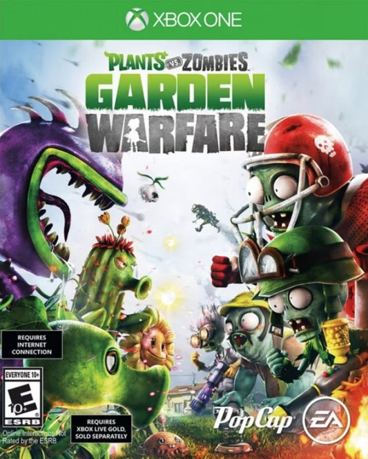Plants vs. Zombies: Garden Warfare cover art for Xbox One (XONE) third-person shooter video game