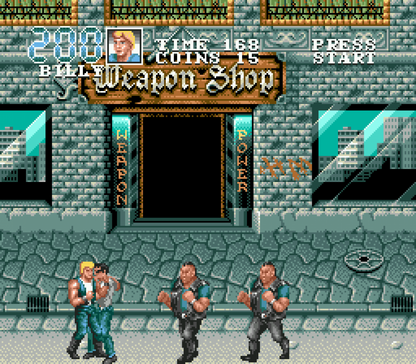 Double Dragon III The Arcade Game Sega Genesis retro video game beat em up gameplay (1993)
