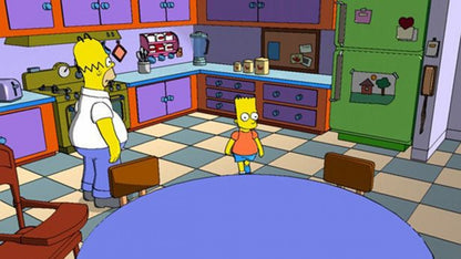 The Simpsons Game – PlayStation 2 (PS2) video game gameplay, action-adventure platformer.