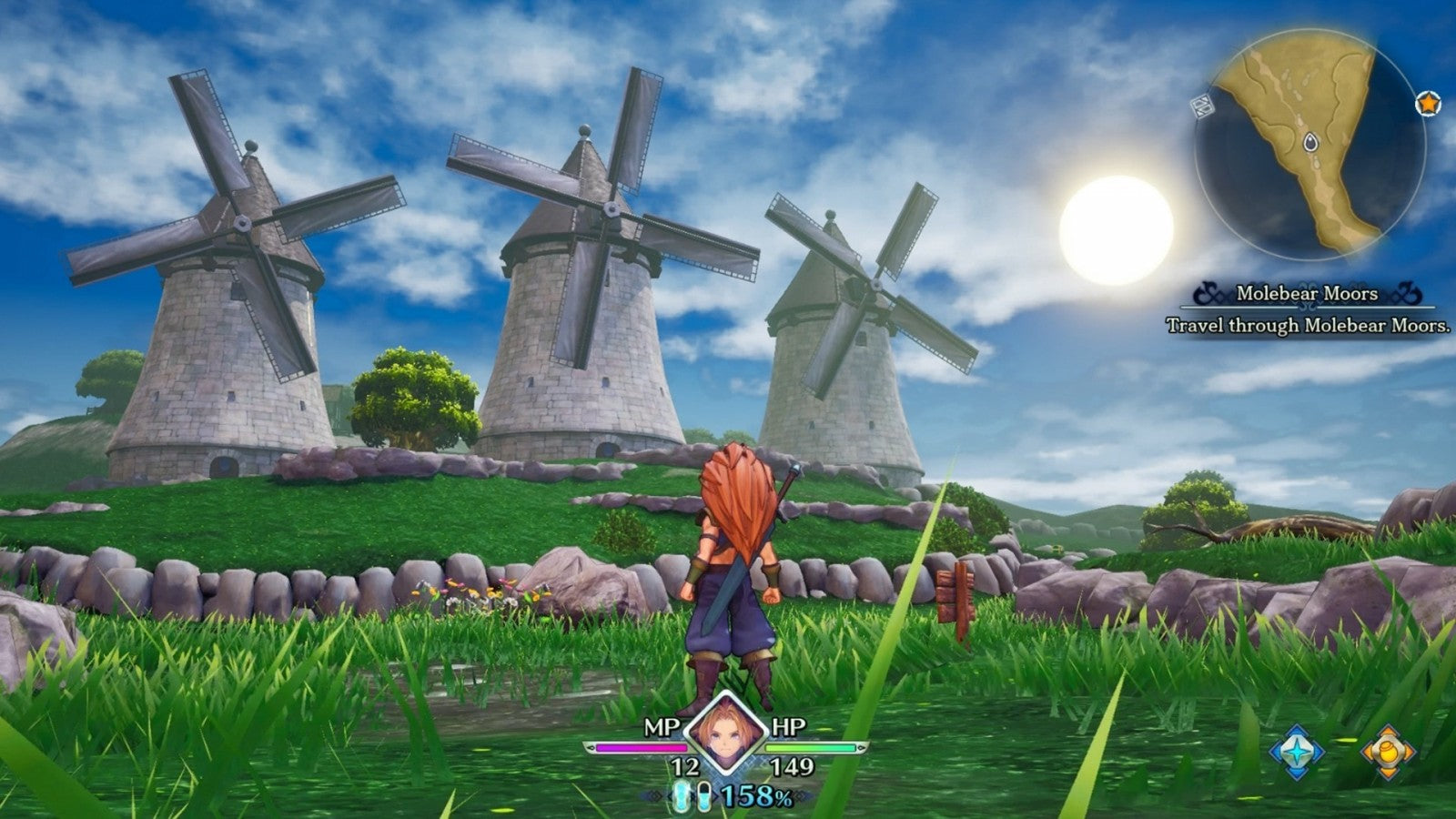 Trials of Mana Nintendo Switch (NS) gameplay for action RPG adventure.