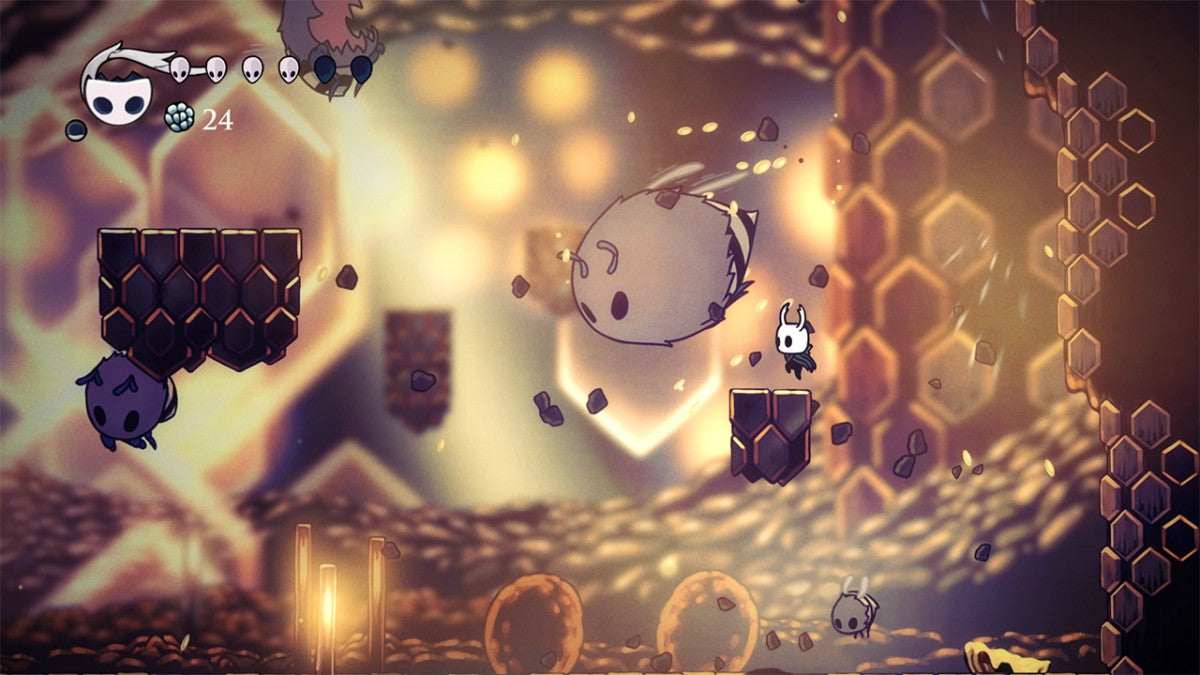 Hollow Knight Nintendo Switch NS for action adventure Metroidvania video game fans featuring challenging platforming atmospheric exploration hand drawn environments insect characters intense combat difficult bosses ability upgrades hidden areas and immersive fantasy storytelling collectible gaming appeal gameplay
