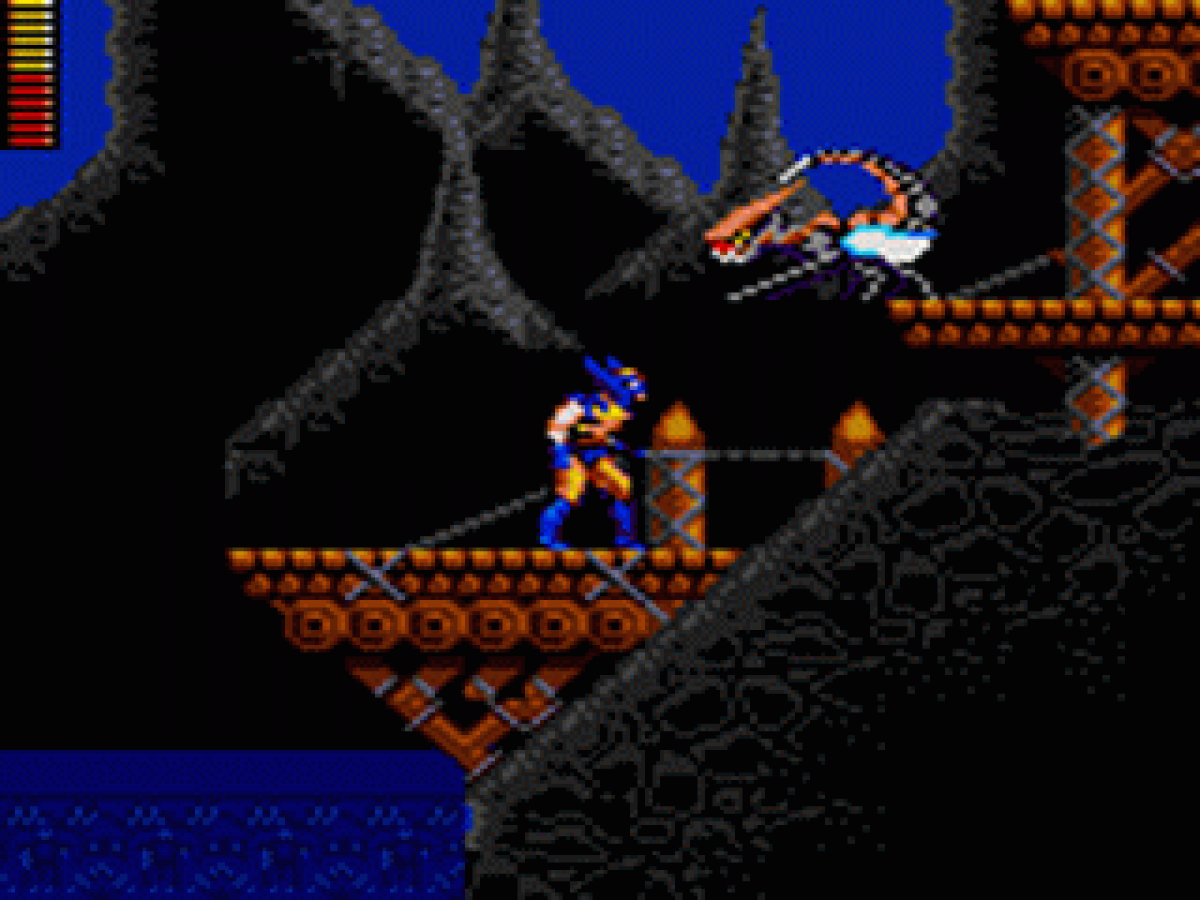 X-Men gameplay for Sega Game Gear (GG) video game