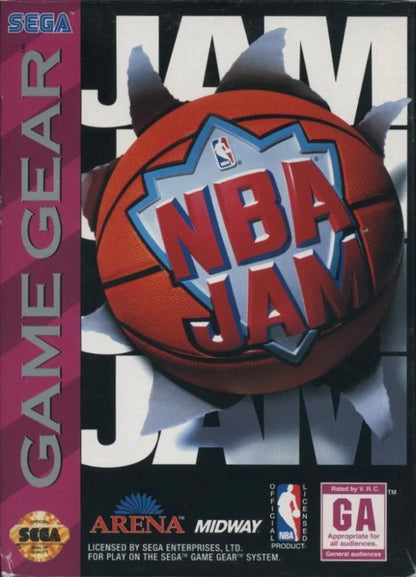 NBA Jam cover art for Sega Game Gear (GG) video game