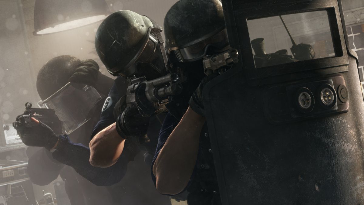 Tom Clancy's Rainbow Six: Siege – PlayStation 4 (PS4) video game gameplay, tactical first-person shooter.