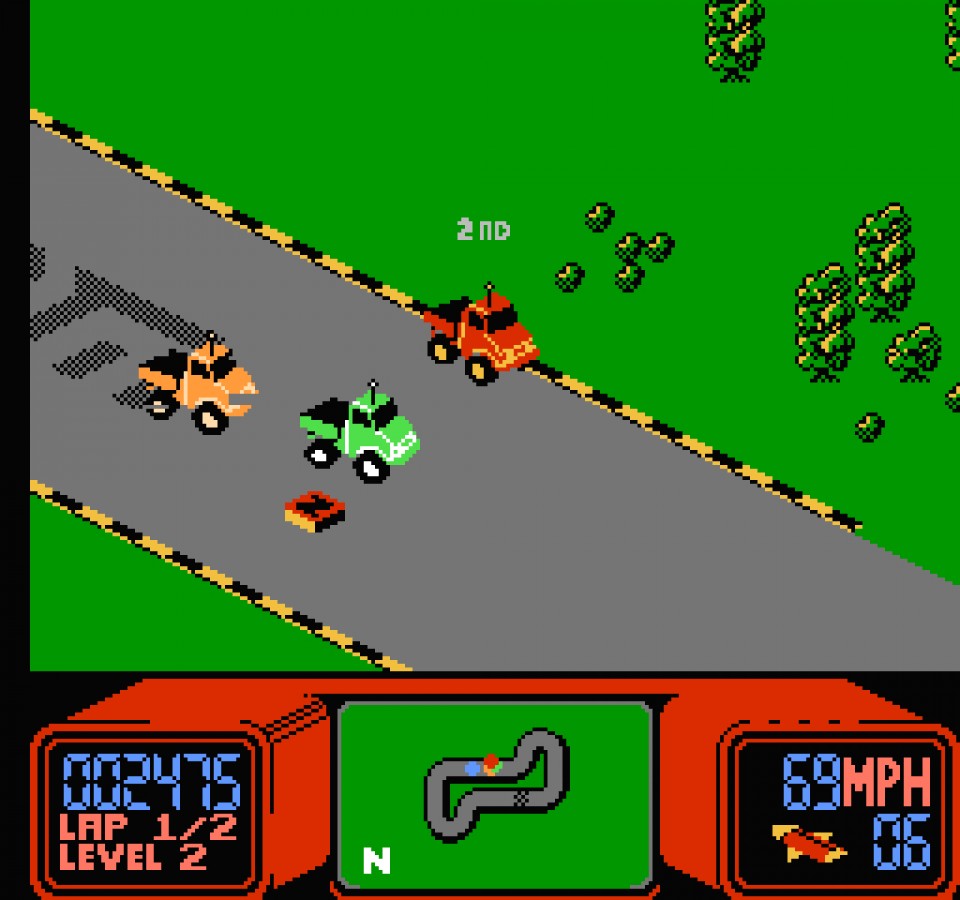 RC Pro-Am Nintendo Entertainment System NES for retro video game enthusiasts featuring isometric racing gameplay remote controlled vehicle competition power up collection fast paced track action multiplayer excitement precision driving mechanics and collectible gaming appeal gameplay