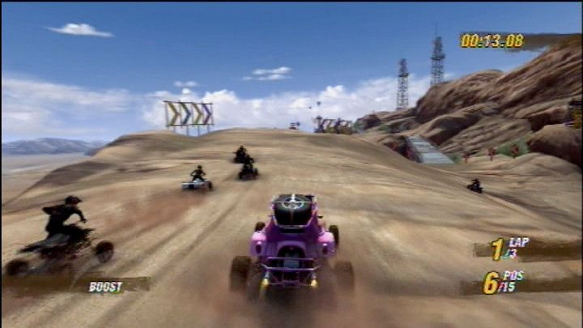 MotorStorm [Greatest Hits] gameplay for PlayStation 3 (PS3) racing video game.  
