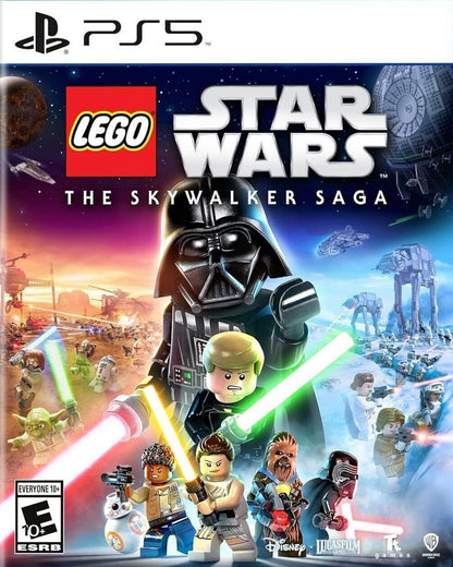 LEGO Star Wars: The Skywalker Saga cover art for PlayStation 5 (PS5) action adventure video game