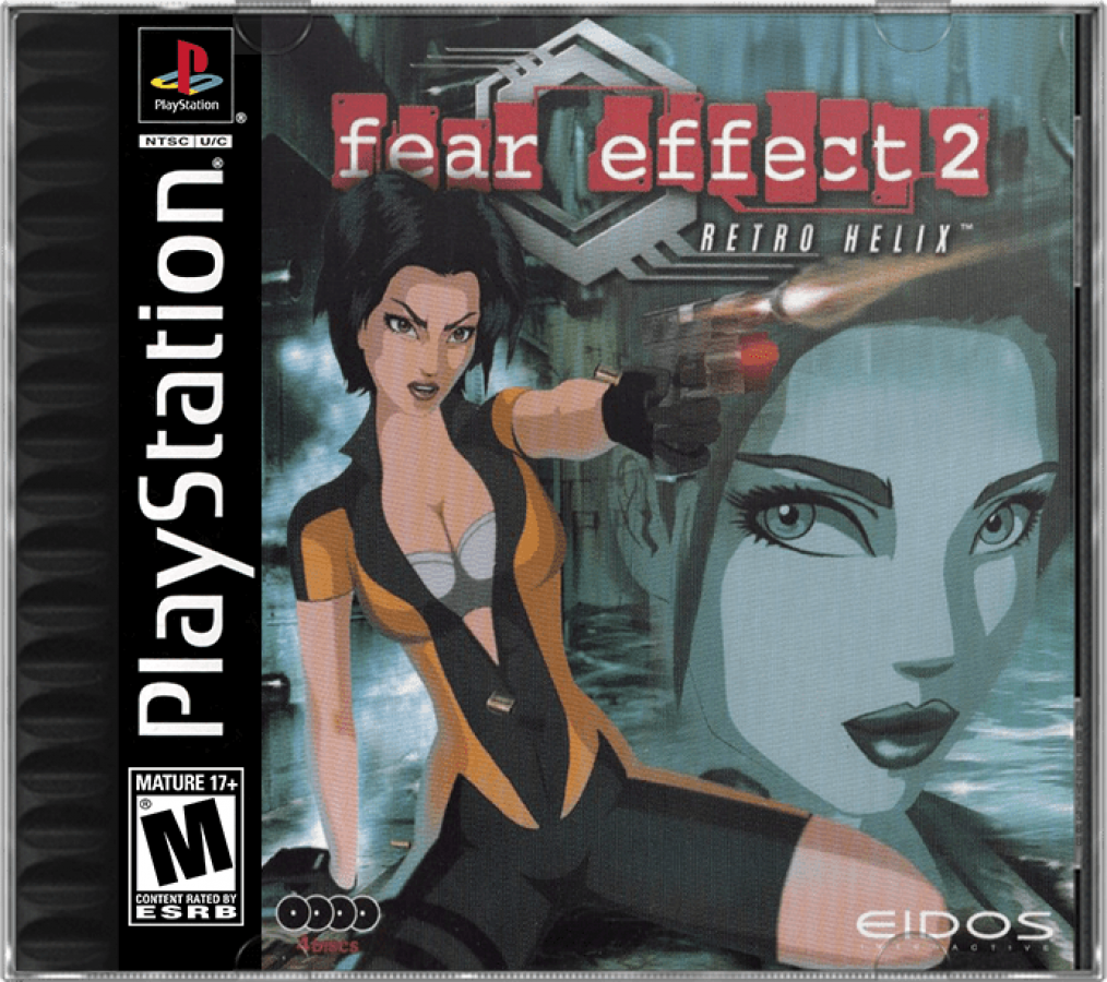 Fear Effect 2: Retro Helix cover art for PlayStation 1 (PS1) video game