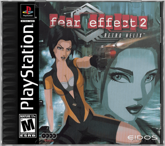 Fear Effect 2: Retro Helix cover art for PlayStation 1 (PS1) video game