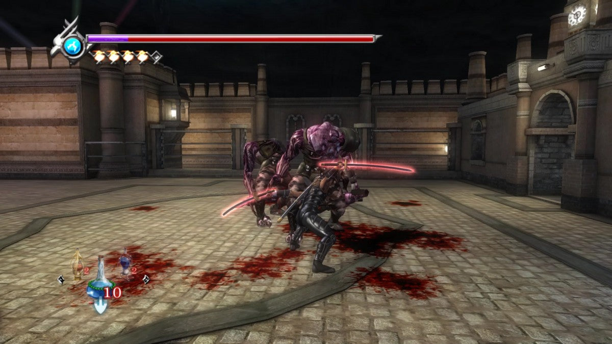 Ninja Gaiden Sigma PlayStation 3 action hack and slash video game intense combat remastered version gameplay screenshot