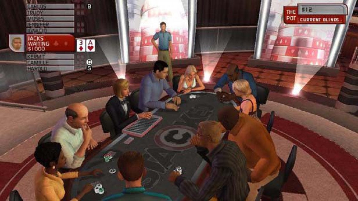 Stacked With Daniel Negreanu – PlayStation 2 (PS2) video game gameplay, poker simulation.