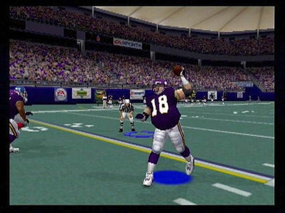 Madden NFL 2001 gameplay for PlayStation 2 (PS2) sports video game