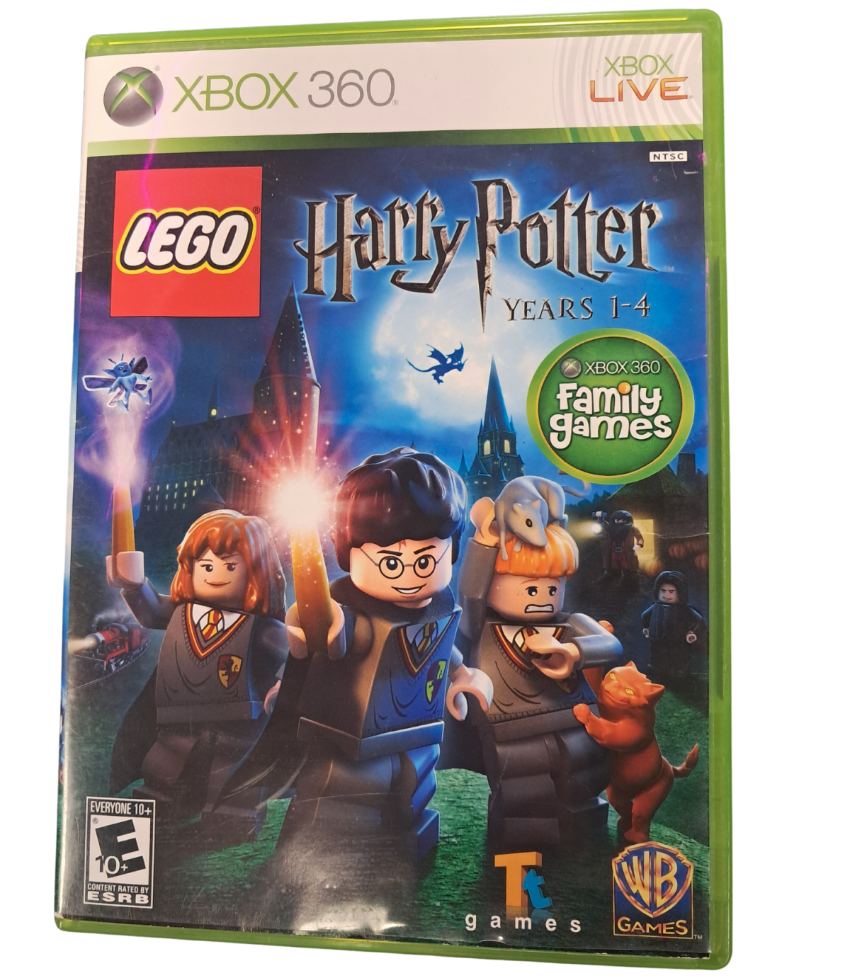 LEGO Harry Potter Years 1-4 video game LEGO Harry Potter PS3 PS4 Xbox Wii Nintendo DS fantasy adventure action platformer wizarding world Hogwarts magic spells story mode co op family friendly gaming Warner Bros TT Games LEGO series front cover
