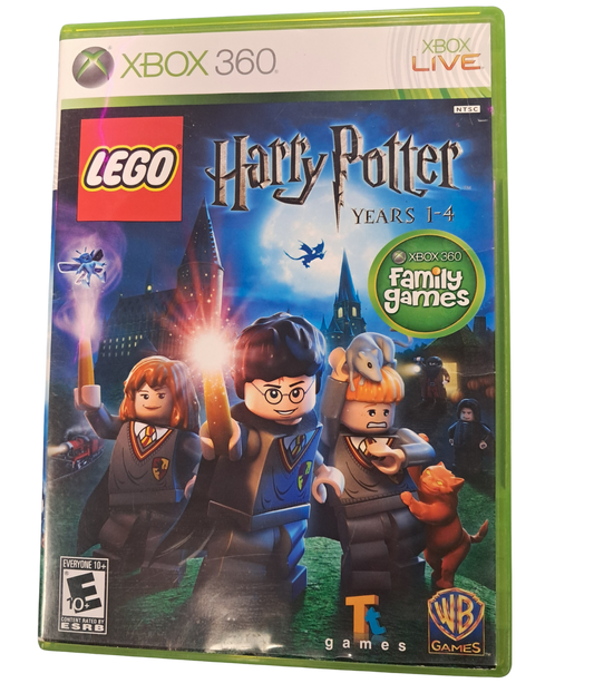 LEGO Harry Potter Years 1-4 video game LEGO Harry Potter PS3 PS4 Xbox Wii Nintendo DS fantasy adventure action platformer wizarding world Hogwarts magic spells story mode co op family friendly gaming Warner Bros TT Games LEGO series front cover