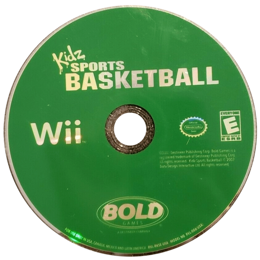 Kidz Sports: Basketball – Nintendo Wii (Wii) arcade basketball sports video game disc
