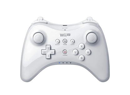 Wii U Pro Controller featuring wireless gamepad design, comfortable ergonomic controls, and extended battery life for Nintendo Wii U gaming front