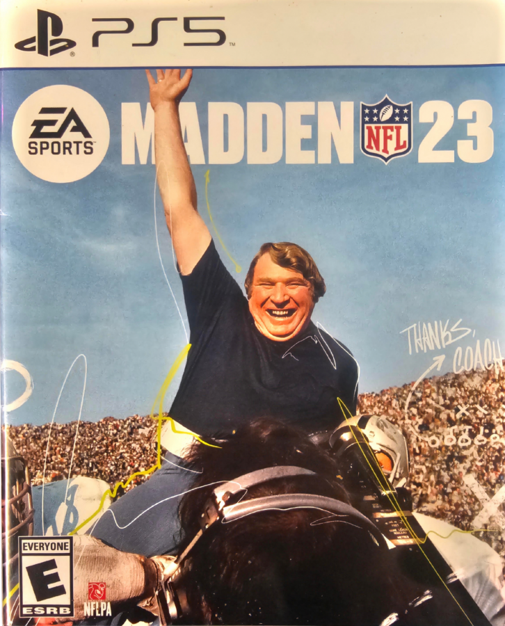Madden NFL 23 PlayStation 5 PS5 video game featuring American football simulation gameplay NFL teams and players realistic football action passing rushing tackling defensive plays franchise mode competitive multiplayer and classic PlayStation 5 sports gaming retro video game collection collectible gaming appeal front cover art