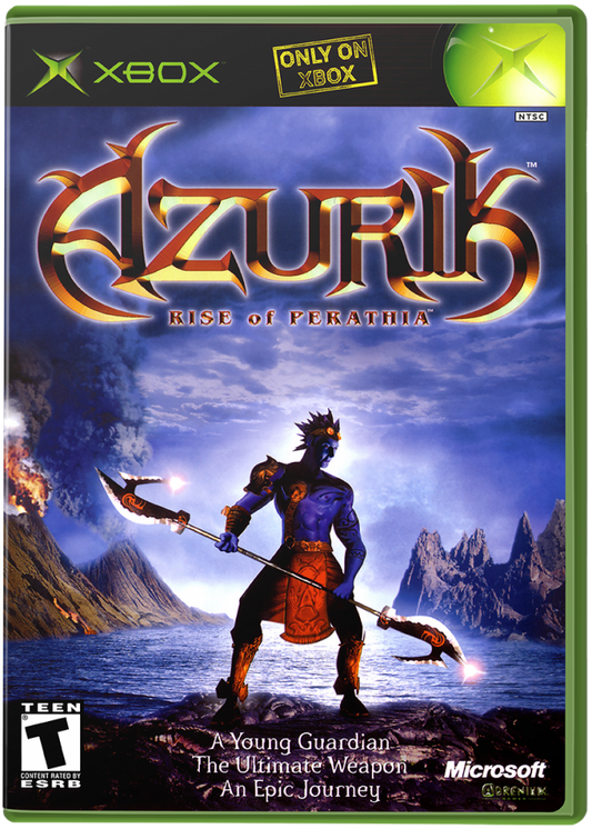 Azurik: Rise of Perathia cover art for Xbox (XBOX) video game
