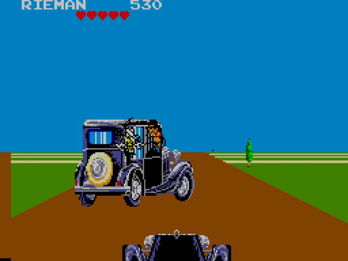 Gangster Town – Sega Master System (SMS) gameplay for light gun shooter video game