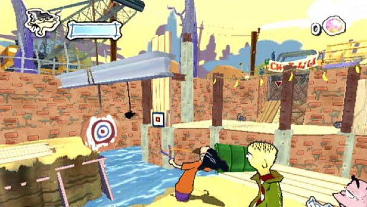 Ed, Edd n Eddy: The Mis-Edventures gameplay for PlayStation 2 (PS2) cartoon-based platformer adventure video game