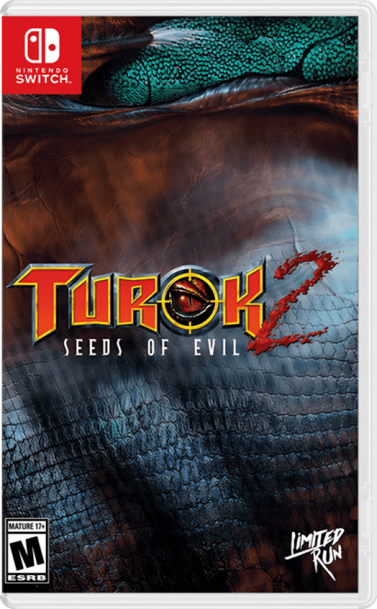 Turok 2: Seeds of Evil – Nintendo Switch (NS) cover art for video game for NS