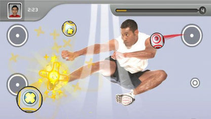EyeToy: Kinetic gameplay for PlayStation 2 (PS2) motion-controlled fitness training video game